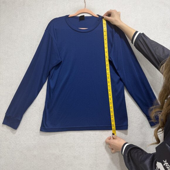 Vintage Patagonia Capilene Shirt Mens Large Blue Long Sleeve Base Layer 90s - Picture 3 of 7